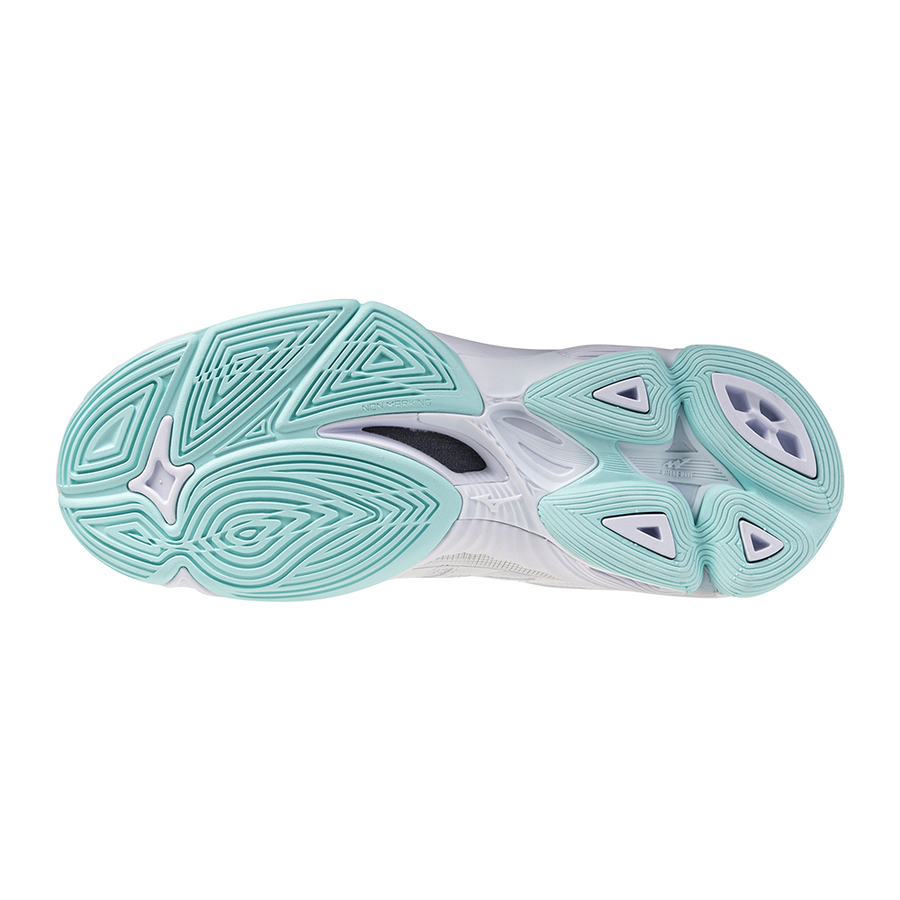 Mizuno WAVE VOLTAGE 2 White/Blue Tint